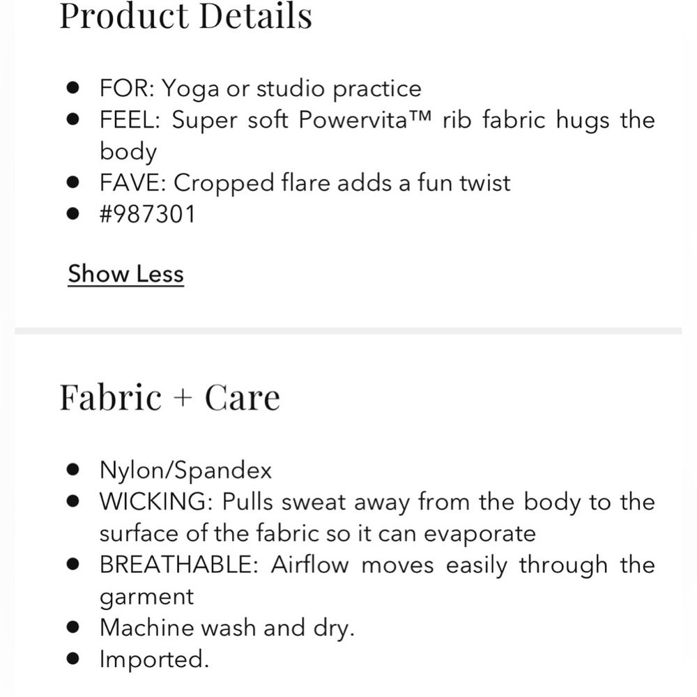 Athleta Elation ribbed crop flare - Picture 6 of 8